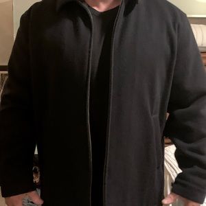 Polo  Men’s Wool Blend Coat: Size Large